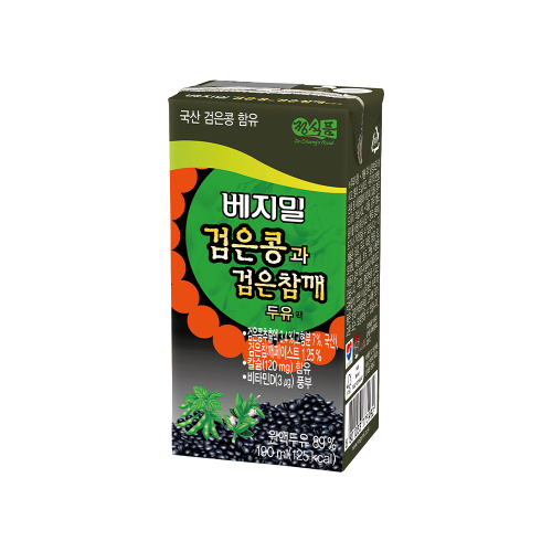 베지밀 검은콩과 검은참깨 190mlx72팩