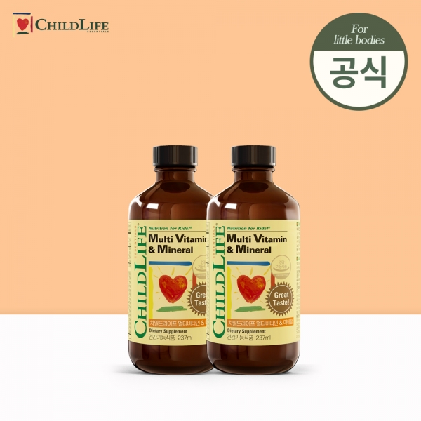 차일드라이프 멀티비타민 앤 미네랄 237ml 2개 세트